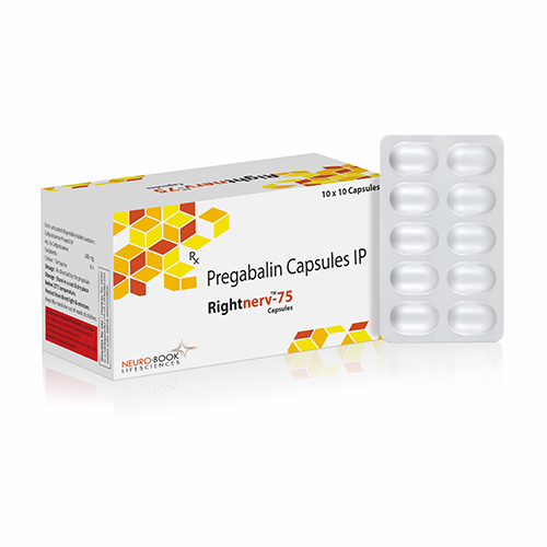 Rightver-75 | Pregabalin Capsules IP | Main Image
