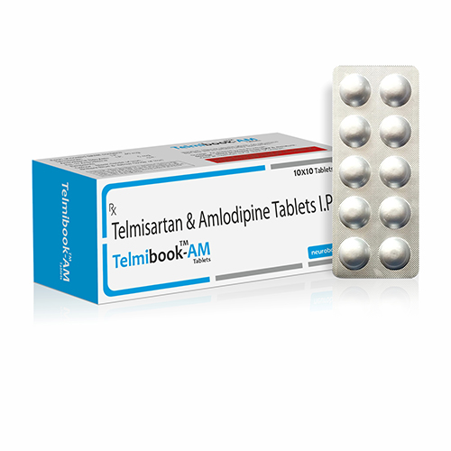 TelmiBook-AM | Telmisartan & Amlodipine Tablets I.P. | Main Image